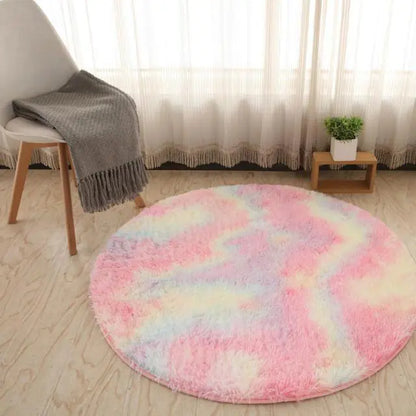 2025 New Warm Thick Round Rug Carpets