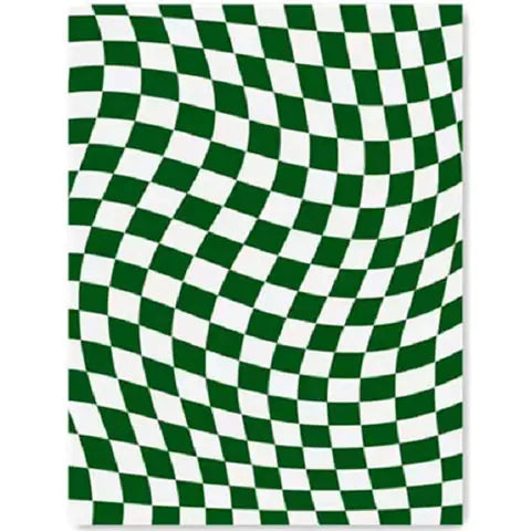 Wool Fleece Checkerboard Rugs