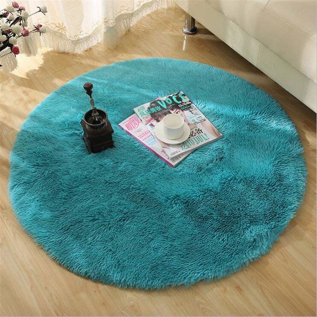 2025 New Warm Thick Round Rug Carpets