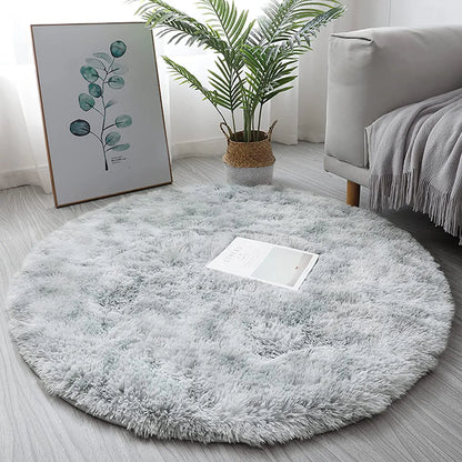 2025 New Warm Thick Round Rug Carpets