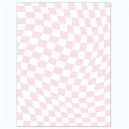 Wool Fleece Checkerboard Rugs