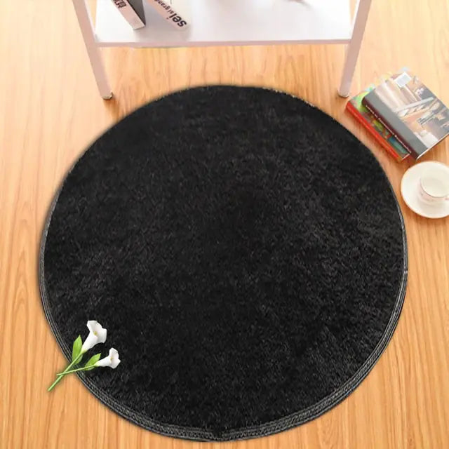 2025 New Warm Thick Round Rug Carpets