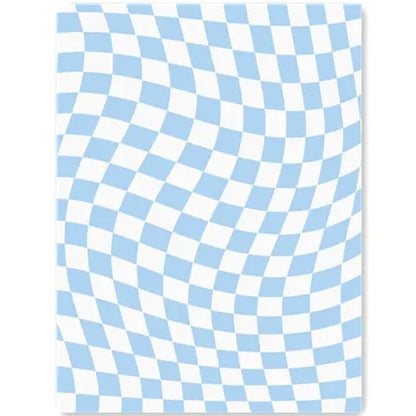 Wool Fleece Checkerboard Rugs