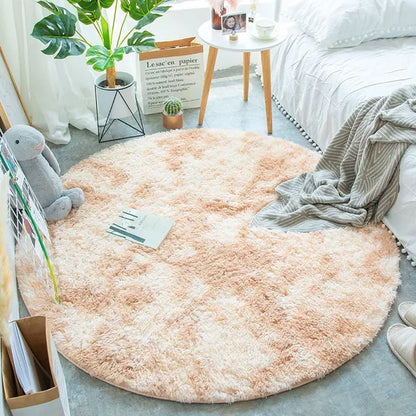 2025 New Warm Thick Round Rug Carpets