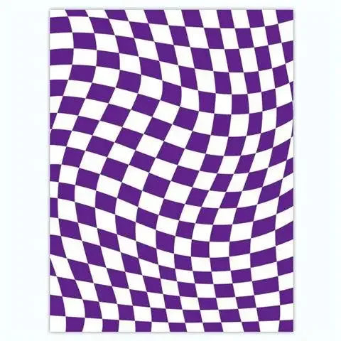 Wool Fleece Checkerboard Rugs