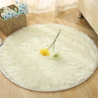 2025 New Warm Thick Round Rug Carpets