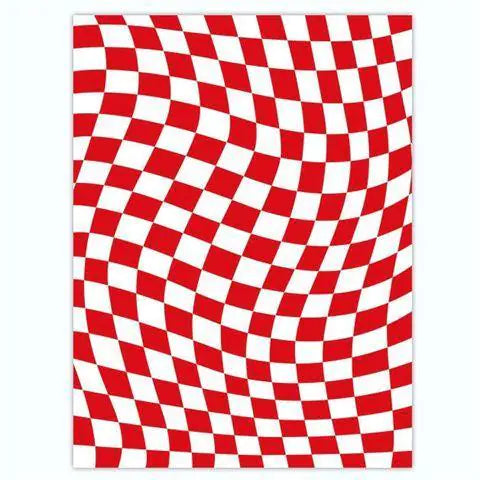 Wool Fleece Checkerboard Rugs