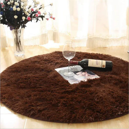 2025 New Warm Thick Round Rug Carpets