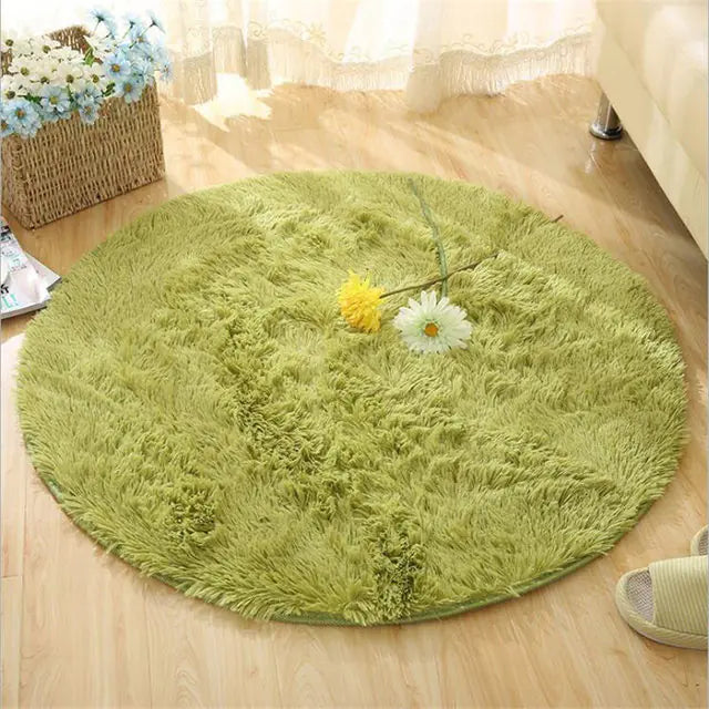 2025 New Warm Thick Round Rug Carpets