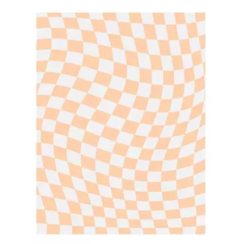 Wool Fleece Checkerboard Rugs