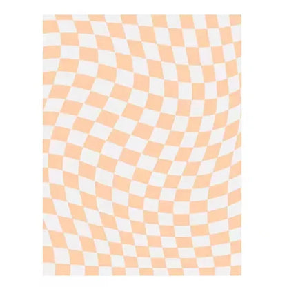 Wool Fleece Checkerboard Rugs