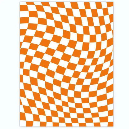 Wool Fleece Checkerboard Rugs