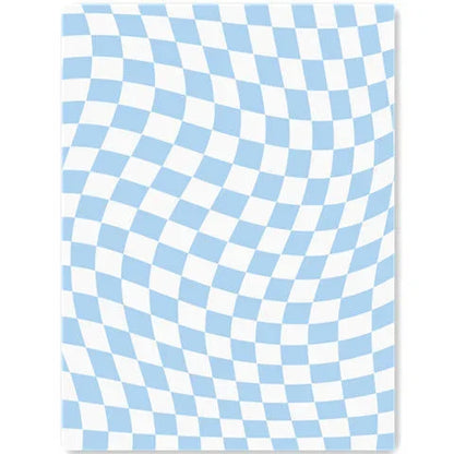 Wool Fleece Checkerboard Rugs